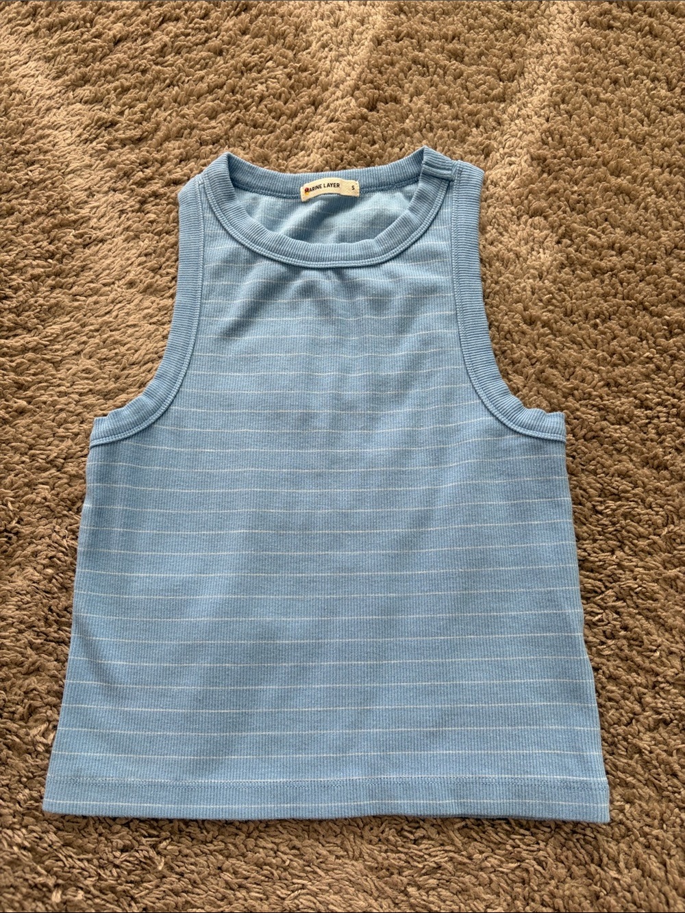 Marine Layer Lexi Rib High Neck Tank